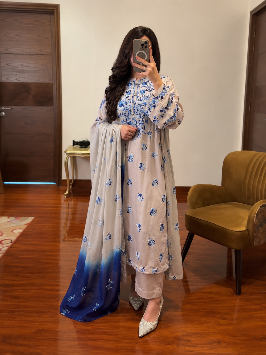 Royal Blue Bloom 3-Piece